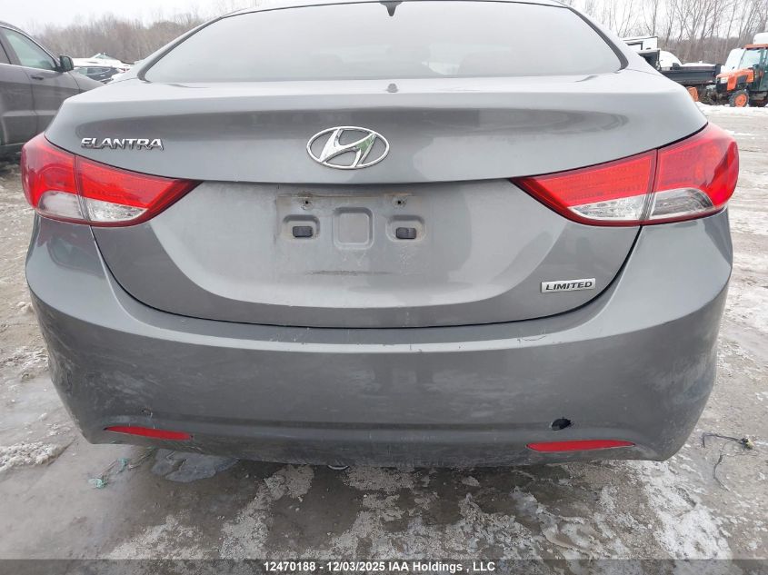 2012 Hyundai Elantra Limited VIN: 5NPDH4AE4CH136960 Lot: 12470188