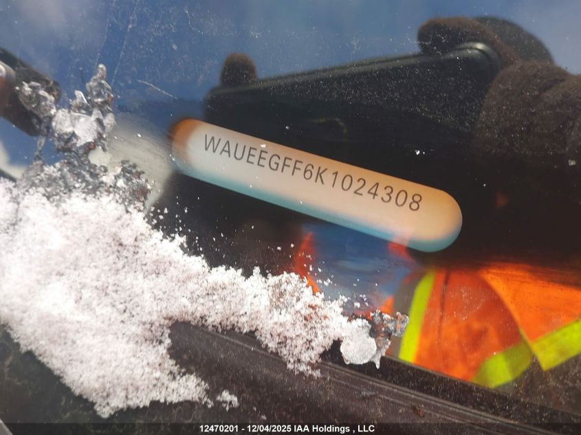 2019 Audi A3 45 Progressiv VIN: WAUEEGFF6K1024308 Lot: 12470201