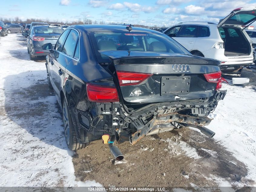 2019 Audi A3 45 Progressiv VIN: WAUEEGFF6K1024308 Lot: 12470201