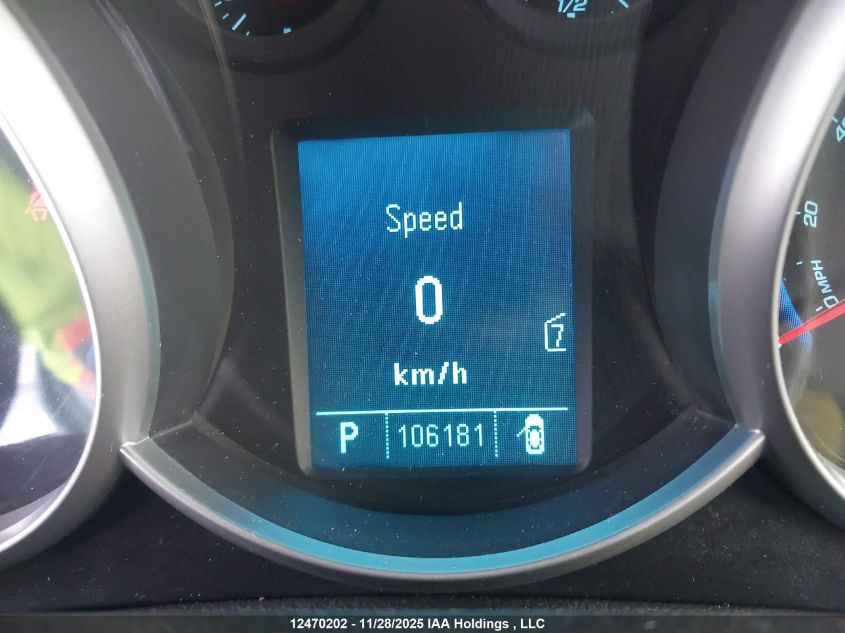 2011 Chevrolet Cruze Lt VIN: 1G1PG5S9XB7279723 Lot: 12470202