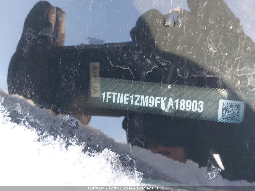 2015 Ford Transit-150 VIN: 1FTNE1ZM9FKA18903 Lot: 12470241