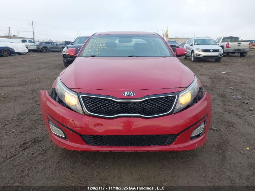 2015 Kia Optima Lx/Lx Winter Edition VIN: KNAGM4A7XF5539322 Lot: 12462117X