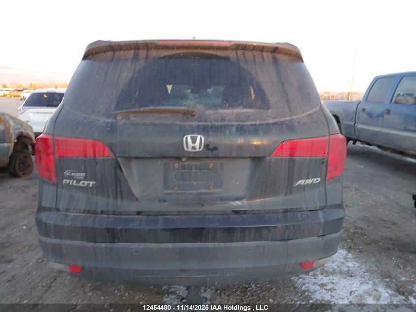 2016 Honda Pilot Ex-L Navi VIN: 5FNYF6H79GB510669 Lot: 12454480X