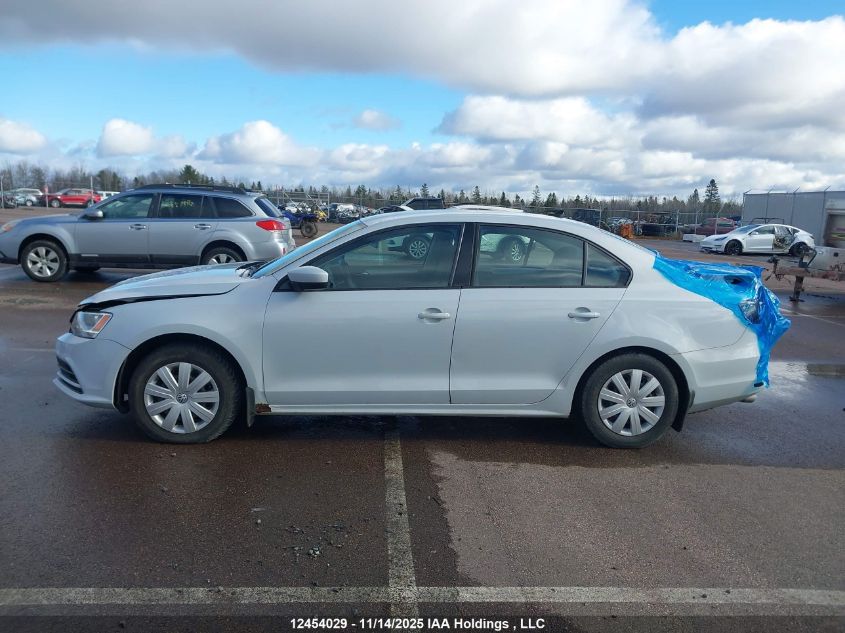 2017 Volkswagen Jetta 1.4 Tsi Trendline+ VIN: 3VW2B7AJ5HM229654 Lot: 12454029X