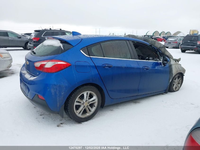 2017 Chevrolet Cruze Lt Auto VIN: 3G1BE6SM0HS554942 Lot: 12470297