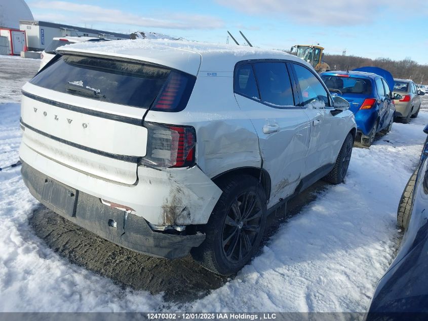 2025 Volvo Ex30 Single Motor Extended Range Core VIN: YV4EL3YJ6SS106761 Lot: 12470302