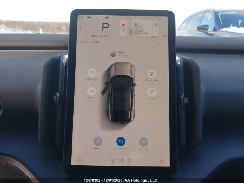 2025 Volvo Ex30 Single Motor Extended Range Core VIN: YV4EL3YJ6SS106761 Lot: 12470302