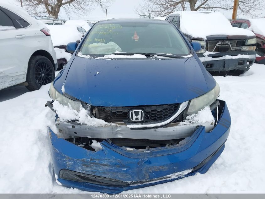 2013 Honda Civic Ex VIN: 2HGFB2F54DH004493 Lot: 12470309