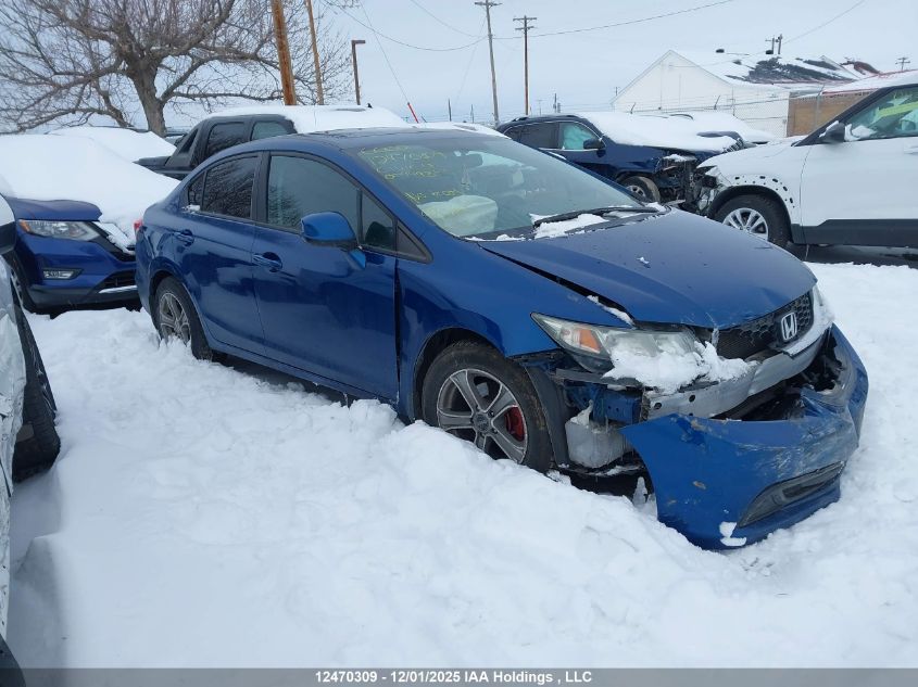 2013 Honda Civic Ex VIN: 2HGFB2F54DH004493 Lot: 12470309