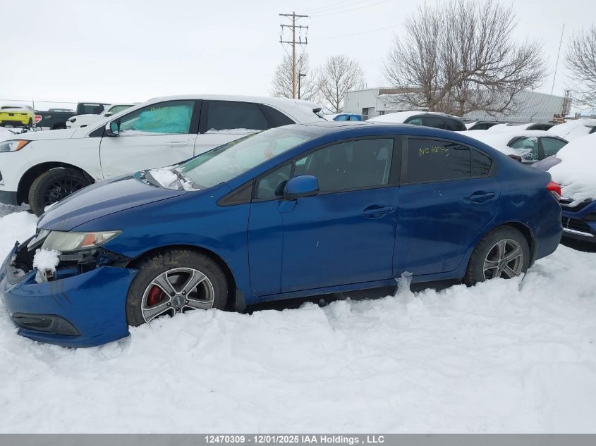 2013 Honda Civic Ex VIN: 2HGFB2F54DH004493 Lot: 12470309