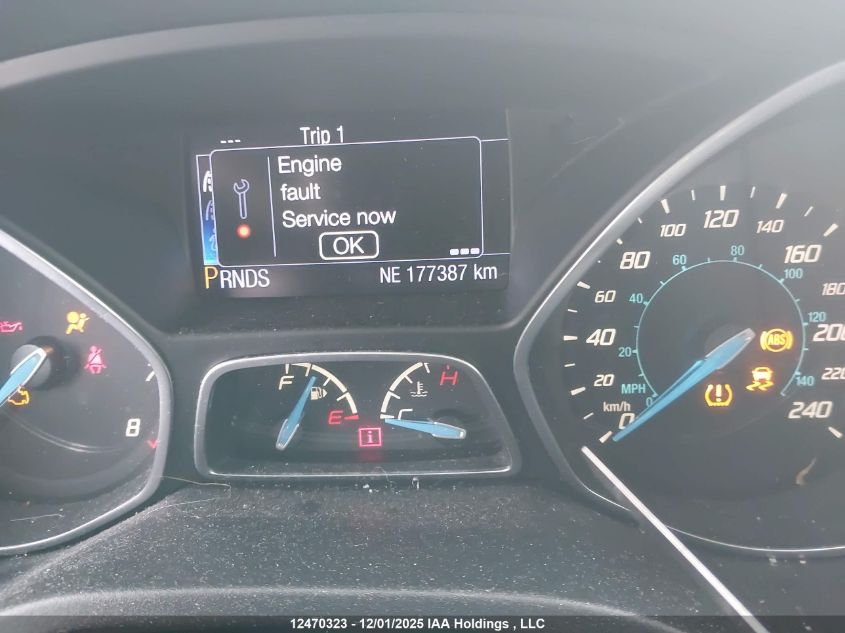 2013 Ford Focus Titanium VIN: 1FADP3N25DL119584 Lot: 12470323