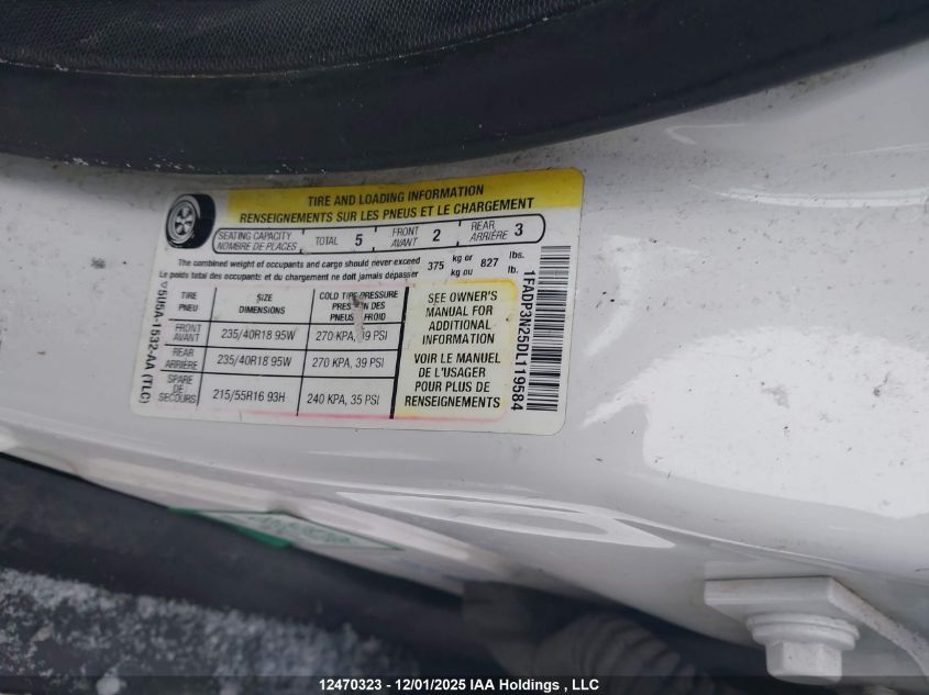 2013 Ford Focus Titanium VIN: 1FADP3N25DL119584 Lot: 12470323