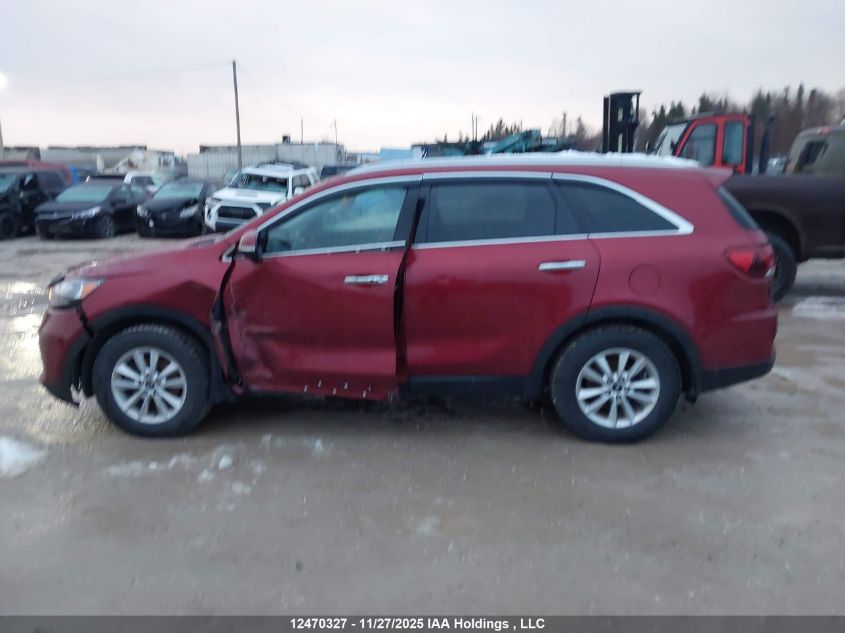 2019 Kia Sorento 2.4L Lx VIN: 5XYPGDA34KG495178 Lot: 12470327