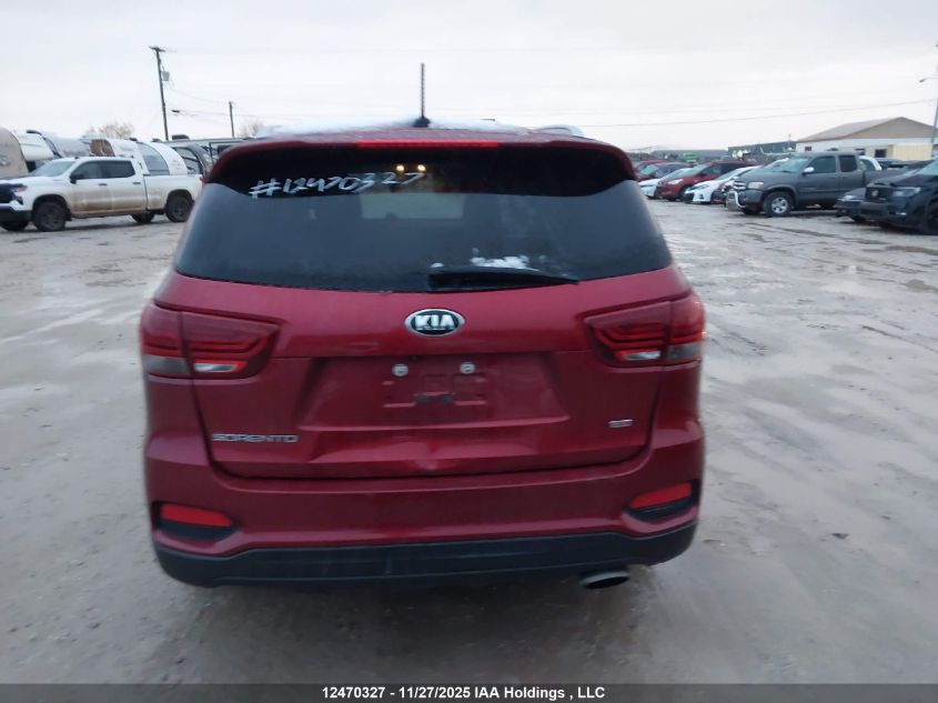 2019 Kia Sorento 2.4L Lx VIN: 5XYPGDA34KG495178 Lot: 12470327