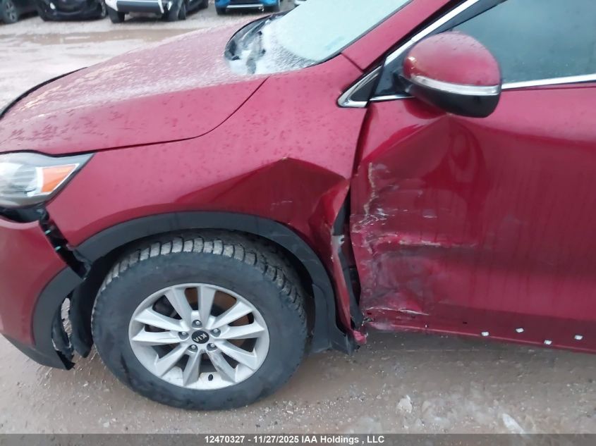 2019 Kia Sorento 2.4L Lx VIN: 5XYPGDA34KG495178 Lot: 12470327