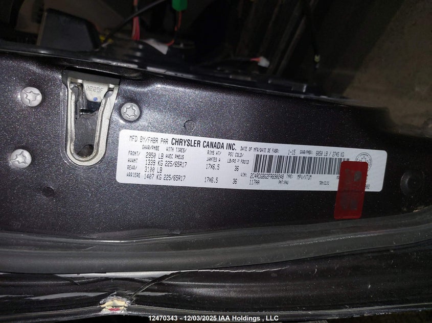 2C4RDGBG2FR690248 2015 DODGE CARAVAN photo no. 9