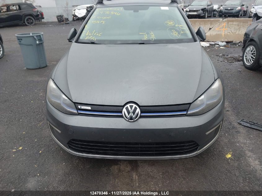 2017 Volkswagen E-Golf Comfortline VIN: WVWPR7AU1HW952075 Lot: 12470346