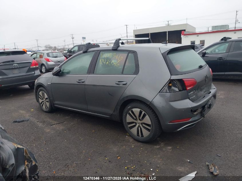 2017 Volkswagen E-Golf Comfortline VIN: WVWPR7AU1HW952075 Lot: 12470346