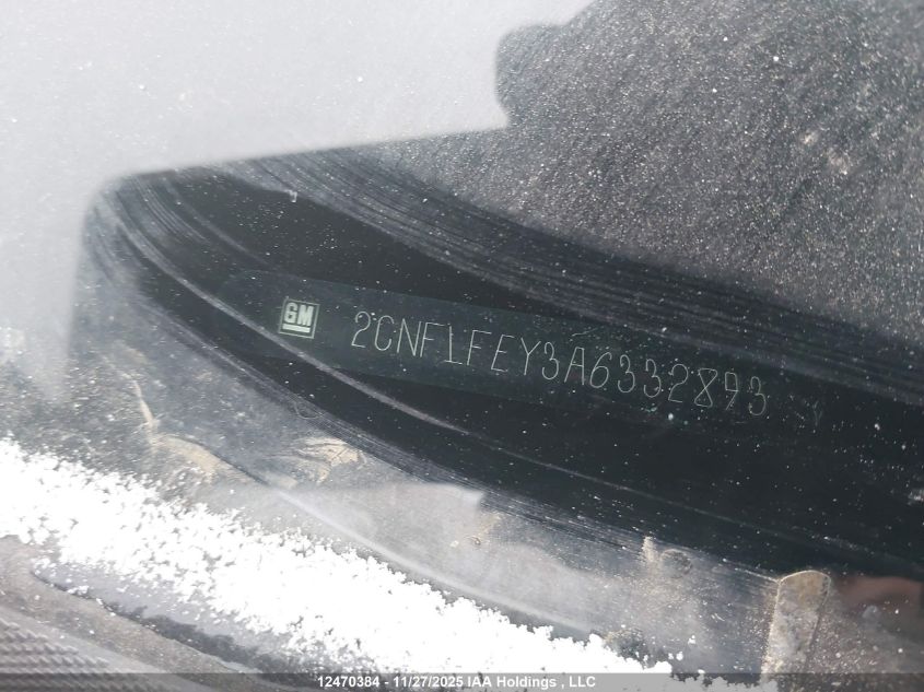 2010 Chevrolet Equinox Ltz VIN: 2CNFLFEY3A6332893 Lot: 12470384