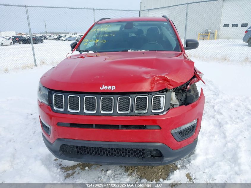 2021 Jeep Compass Sport VIN: 3C4NJDAB5MT520522 Lot: 12470425