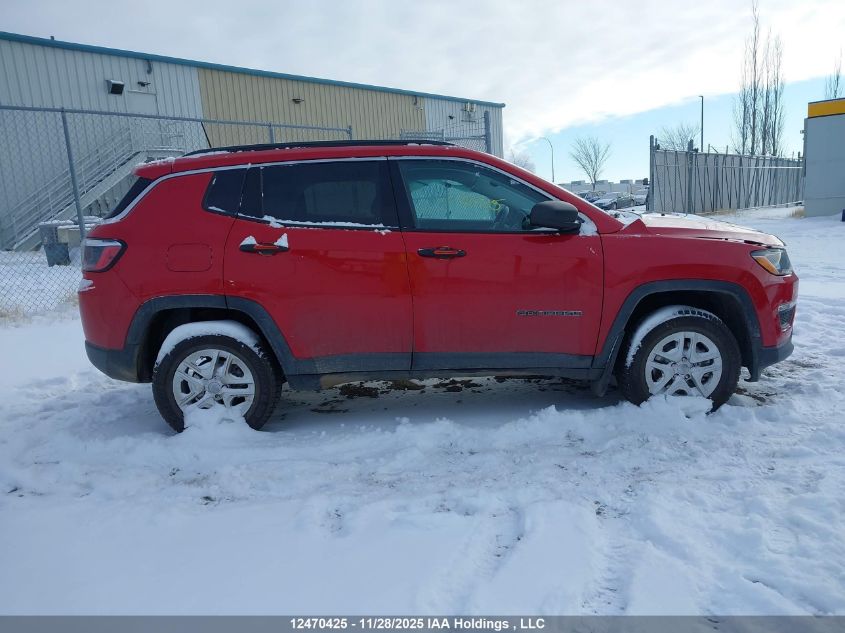 2021 Jeep Compass Sport VIN: 3C4NJDAB5MT520522 Lot: 12470425