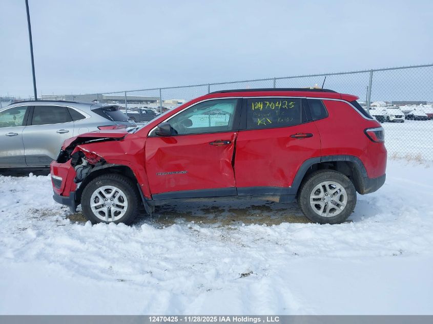 2021 Jeep Compass Sport VIN: 3C4NJDAB5MT520522 Lot: 12470425