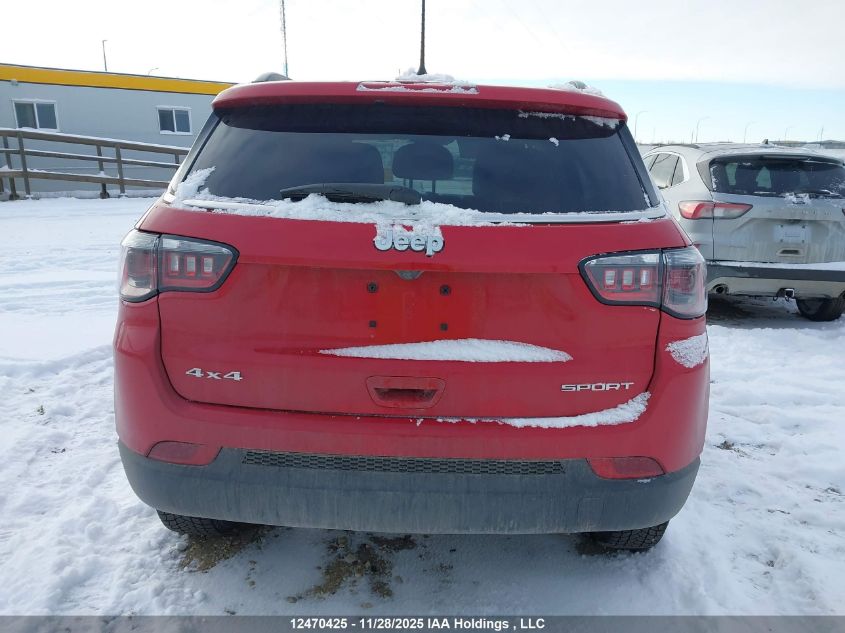 2021 Jeep Compass Sport VIN: 3C4NJDAB5MT520522 Lot: 12470425