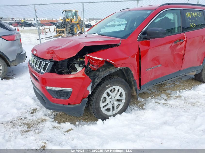 2021 Jeep Compass Sport VIN: 3C4NJDAB5MT520522 Lot: 12470425