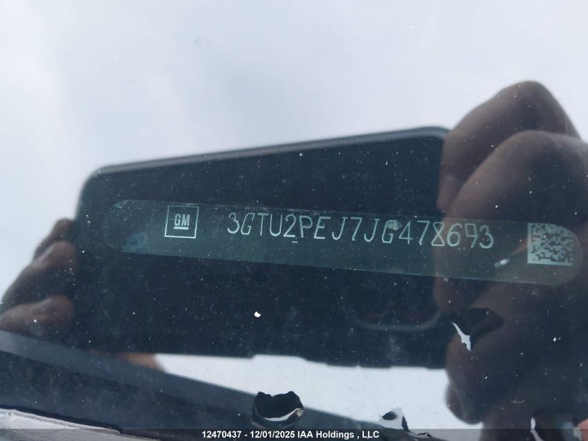 2018 GMC Sierra 1500 Denali VIN: 3GTU2PEJ7JG478693 Lot: 12470437