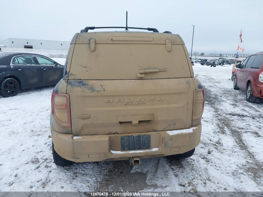 2021 Ford Bronco Sport Big Bend VIN: 3FMCR9B61MRA70357 Lot: 12470475