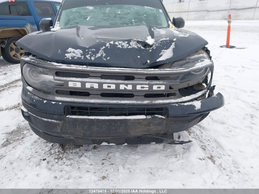 2021 Ford Bronco Sport Big Bend VIN: 3FMCR9B61MRA70357 Lot: 12470475