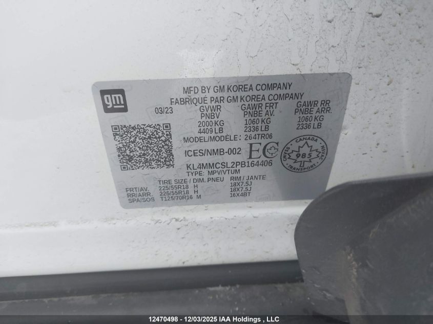 2023 Buick Encore Gx Preferred VIN: KL4MMCSL2PB164406 Lot: 12470498