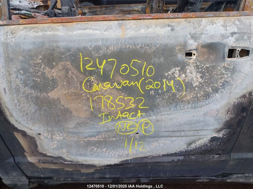 2014 Dodge Grand Caravan Se VIN: 2C4RDGBG5ER178532 Lot: 12470510