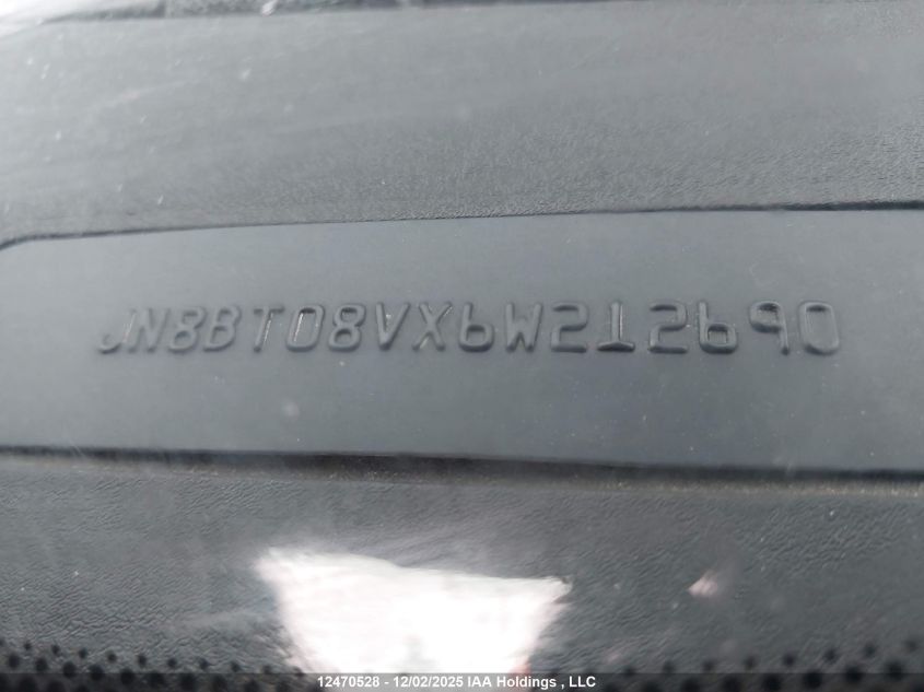 2006 Nissan X-Trail Xe/Se VIN: JN8BT08VX6W212690 Lot: 12470528