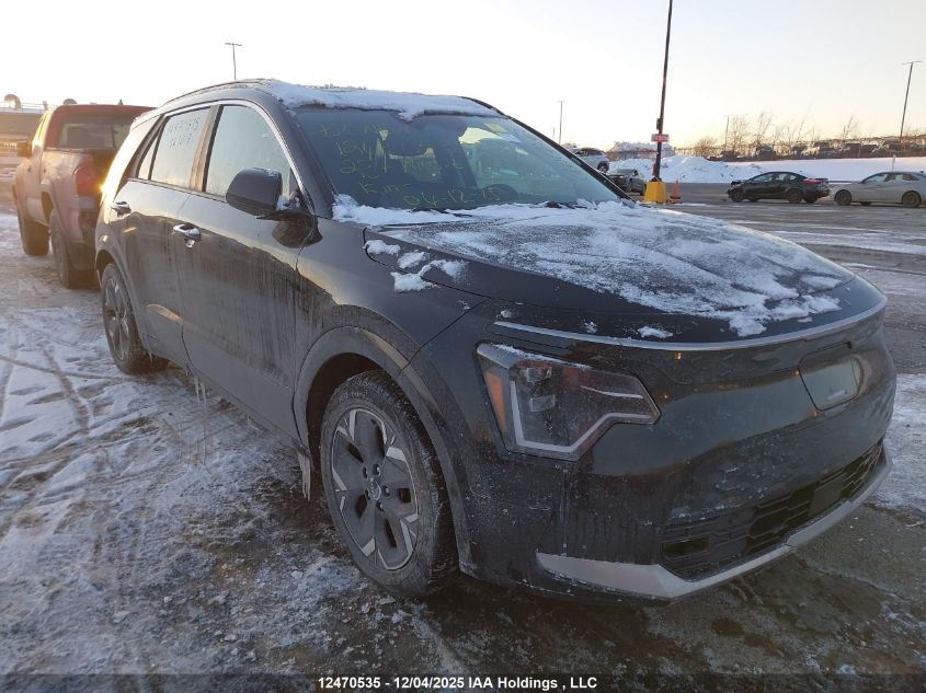 2023 Kia Niro Ev Limited/Limited W/Snow White Pearl Grey Exterior VIN: KNDCT3L11P5061607 Lot: 12470535