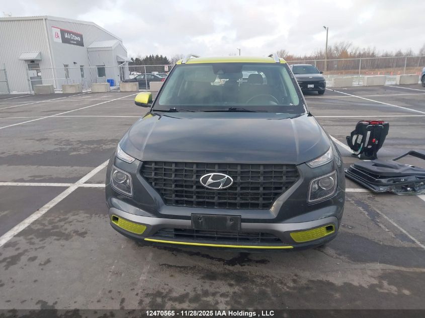 2021 Hyundai Venue Sel/Denim VIN: KMHRC8A34MU063652 Lot: 12470565