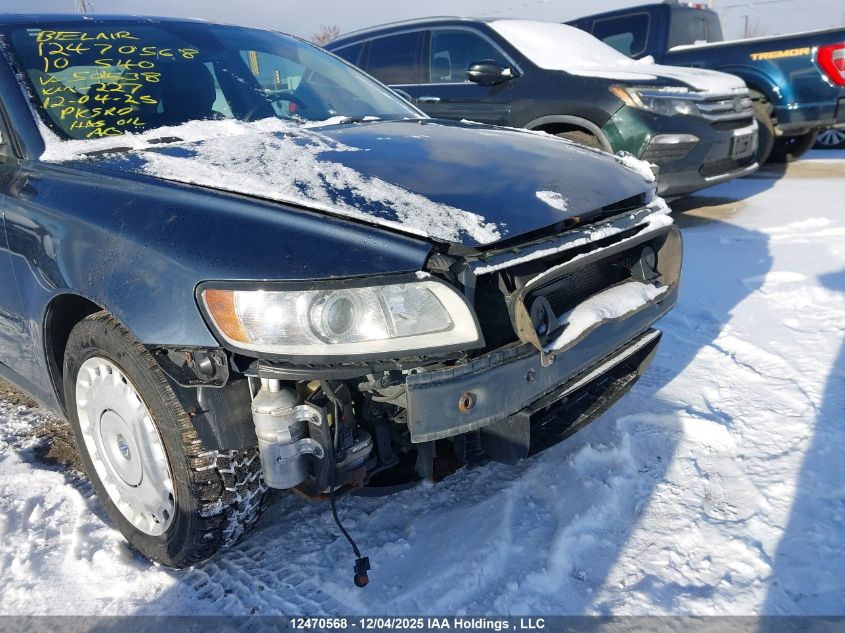 2010 Volvo S40 VIN: YV1382MSXA2501538 Lot: 12470568