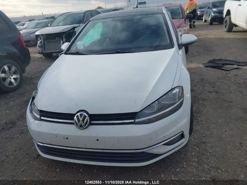 2018 Volkswagen Golf 1.8 Tsi Comfortline/1.8 Tsi Highline/1.8 Tsi Trendline VIN: 3VWB17AU3JM252496 Lot: 12452553X