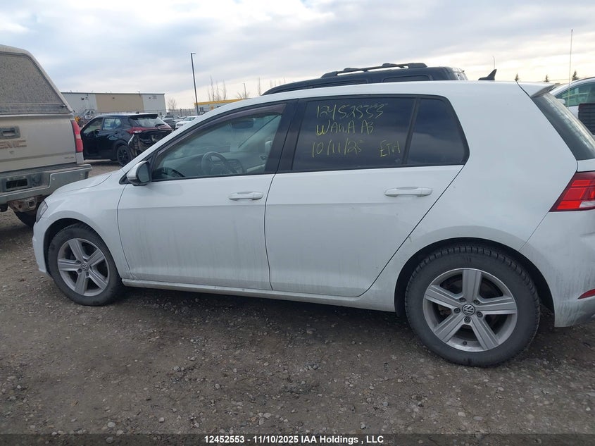 2018 Volkswagen Golf 1.8 Tsi Comfortline/1.8 Tsi Highline/1.8 Tsi Trendline VIN: 3VWB17AU3JM252496 Lot: 12452553X