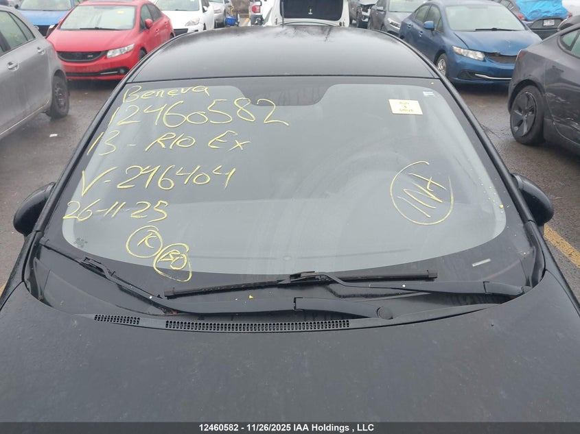 2013 Kia Rio Ex/Lx/Lx+/Sx VIN: KNADM4A35D6246404 Lot: 12460582X