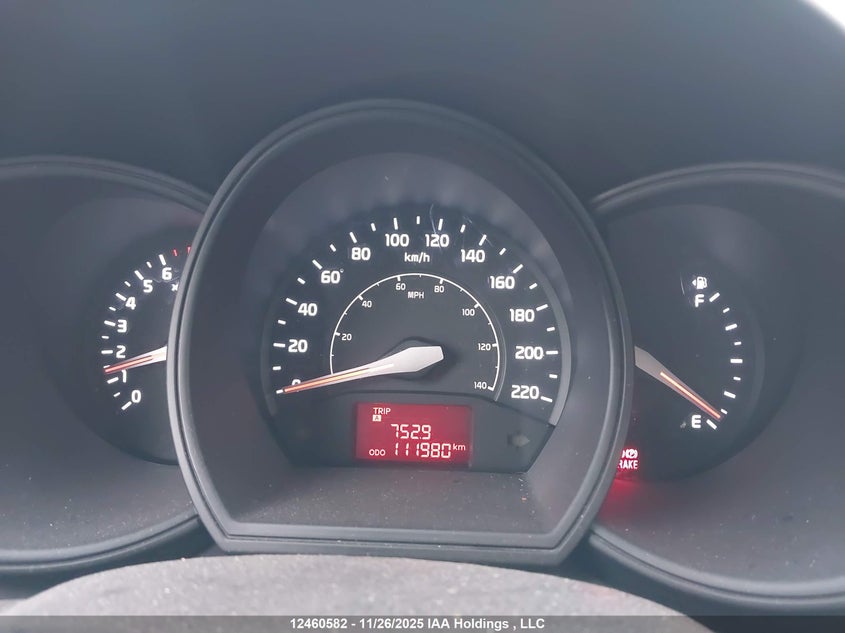 2013 Kia Rio Ex/Lx/Lx+/Sx VIN: KNADM4A35D6246404 Lot: 12460582X