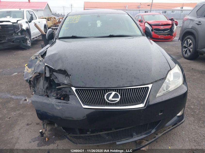 2008 Lexus Is 250 VIN: JTHCK262185023408 Lot: 12466431X