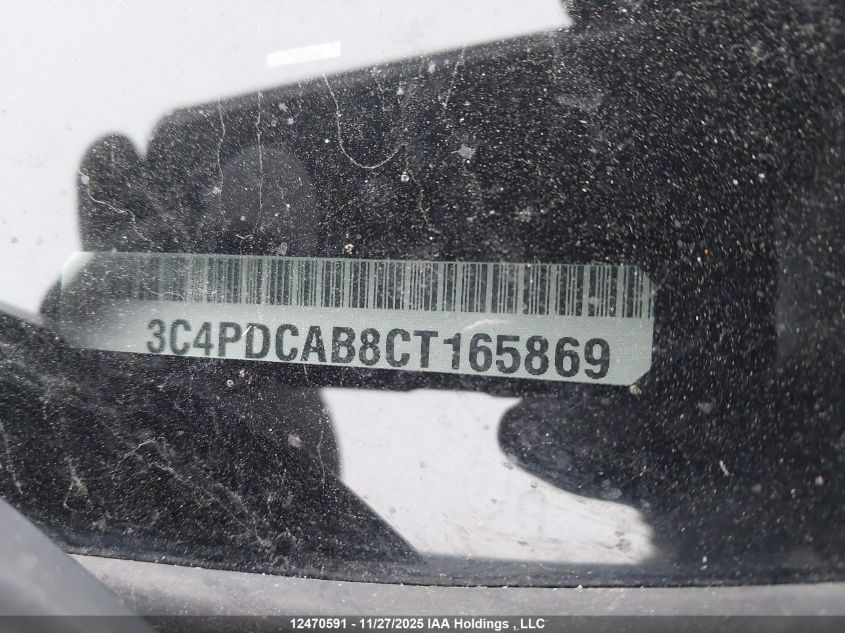 2012 Dodge Journey Cvp/Se Plus VIN: 3C4PDCAB8CT165869 Lot: 12470591