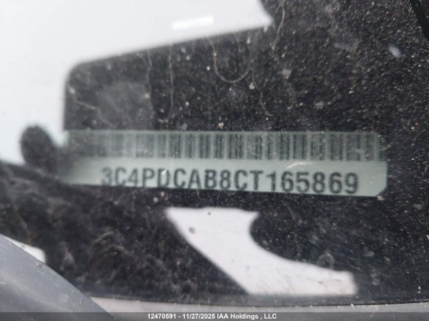 2012 Dodge Journey Cvp/Se Plus VIN: 3C4PDCAB8CT165869 Lot: 12470591