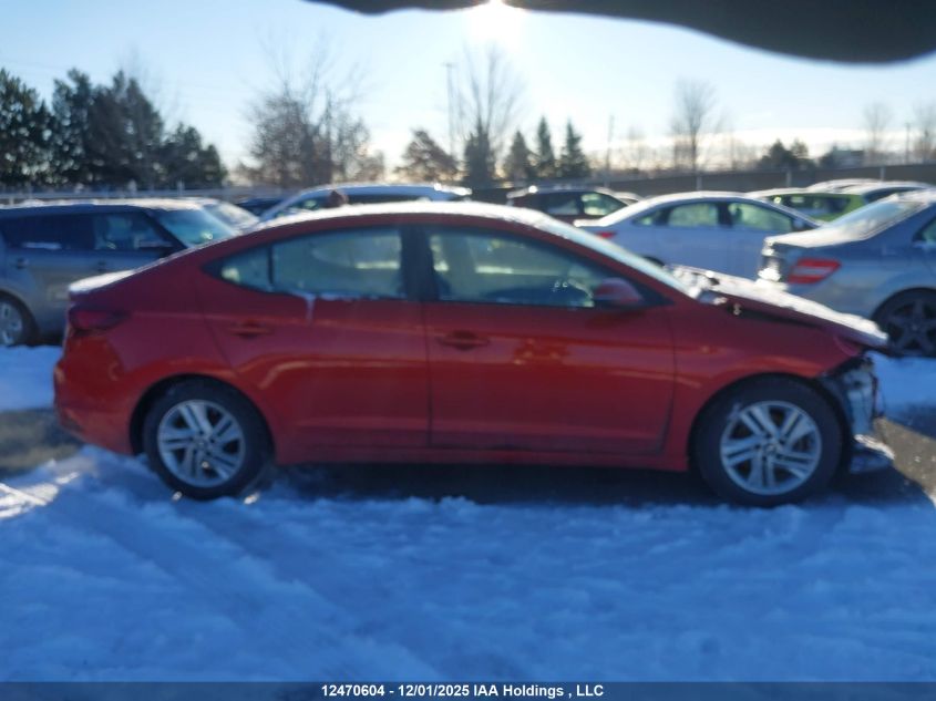 2019 Hyundai Elantra Sel/Value/Limited VIN: KMHD84LF4KU808604 Lot: 12470604