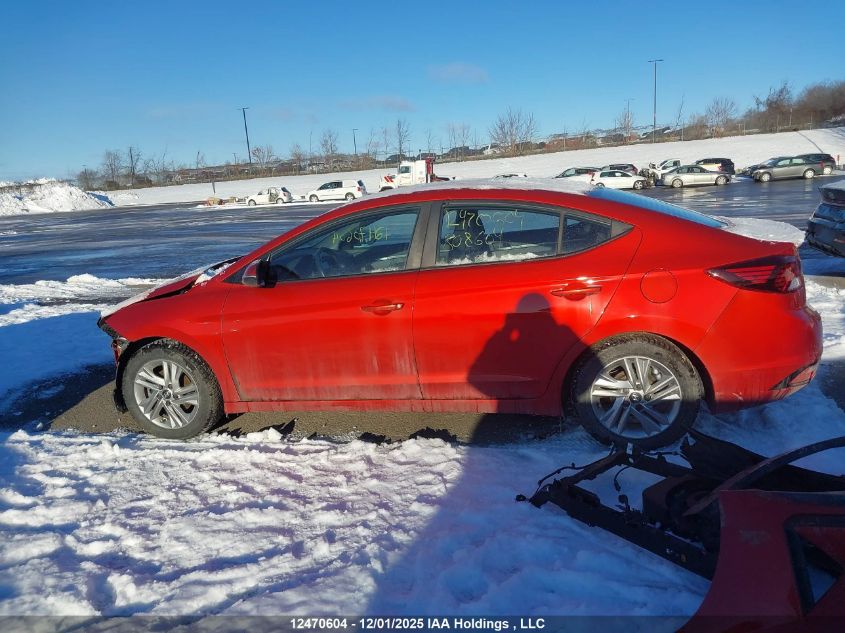 2019 Hyundai Elantra Sel/Value/Limited VIN: KMHD84LF4KU808604 Lot: 12470604