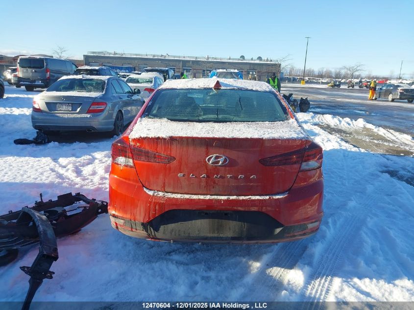 2019 Hyundai Elantra Sel/Value/Limited VIN: KMHD84LF4KU808604 Lot: 12470604
