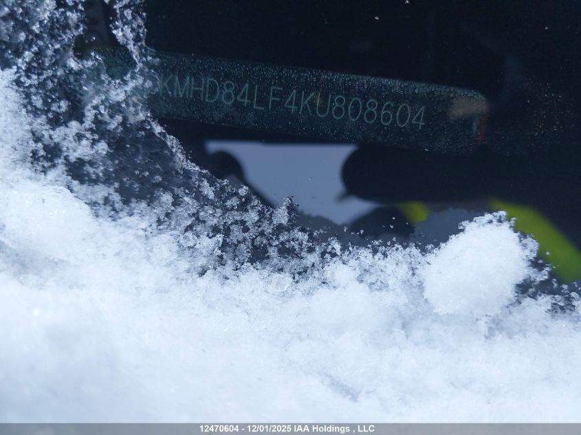 2019 Hyundai Elantra Sel/Value/Limited VIN: KMHD84LF4KU808604 Lot: 12470604