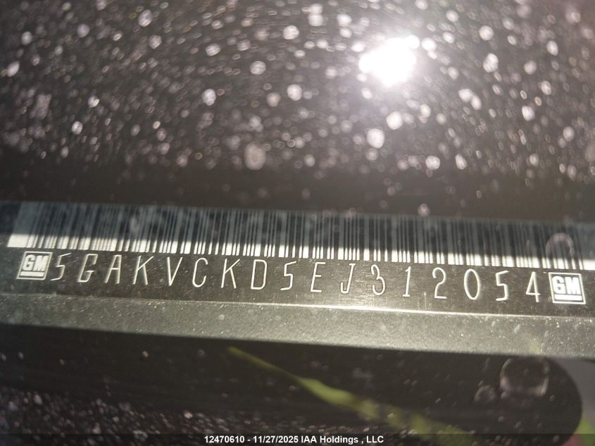 2014 Buick Enclave VIN: 5GAKVCKD5EJ312054 Lot: 12470610