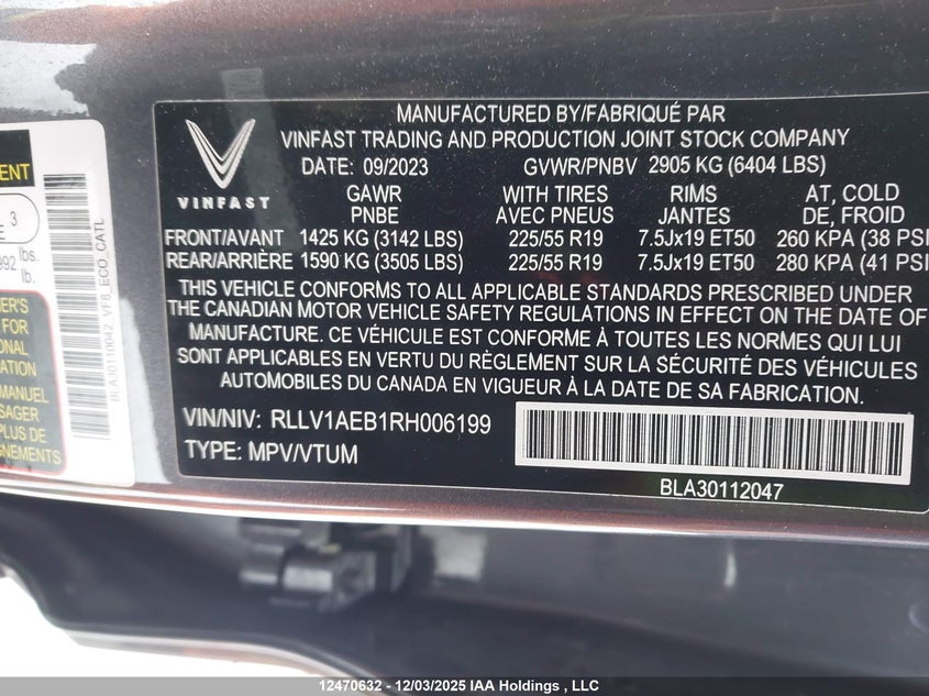 RLLV1AEB1RH006199 2024   photo no. 9